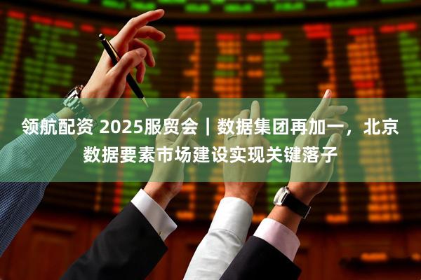 领航配资 2025服贸会｜数据集团再加一，北京数据要素市场建设实现关键落子