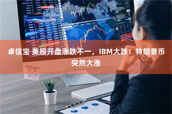 卓信宝 美股开盘涨跌不一，IBM大跌！特朗普币突然大涨