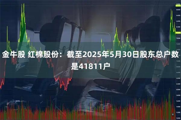 金牛股 红棉股份：截至2025年5月30日股东总户数是41811户
