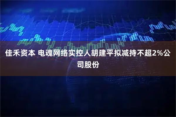 佳禾资本 电魂网络实控人胡建平拟减持不超2%公司股份