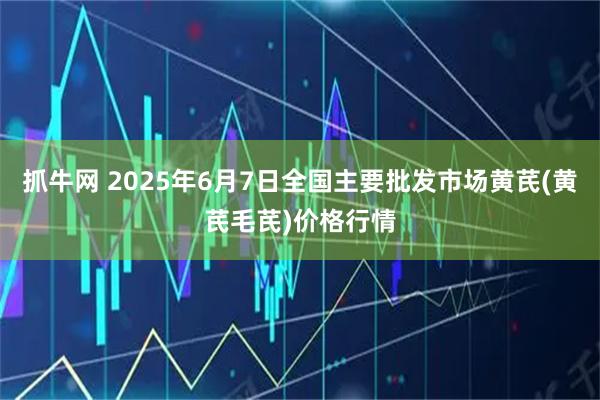 抓牛网 2025年6月7日全国主要批发市场黄芪(黄芪毛芪)价格行情