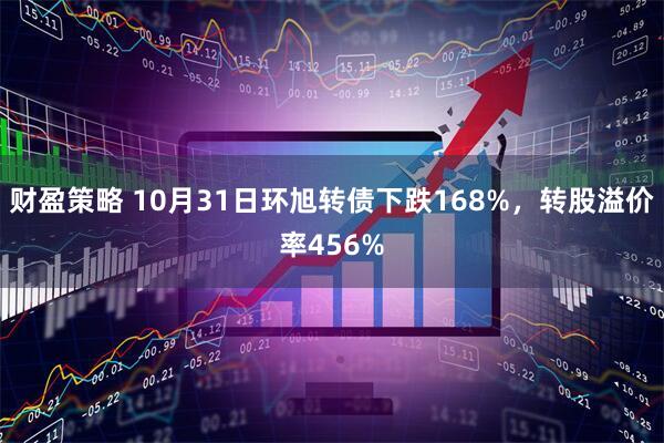 财盈策略 10月31日环旭转债下跌168%，转股溢价率456%